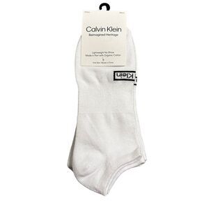 Calvin Klein 3-Pack Casual Men's Lightweight No Show White One‎ Size